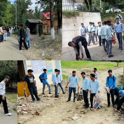 Cleanliness Drive by the students under NSS activity 19.08.2024