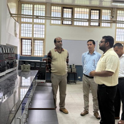 Visit to Electrical Lab by Principal Secretary TE at ABVGIET