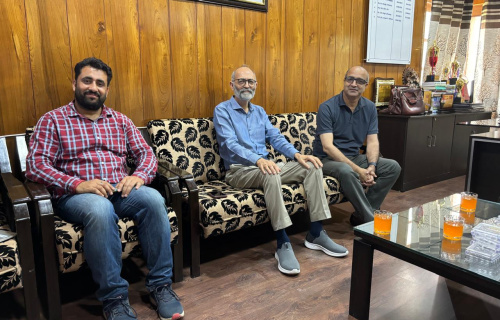 Former BOG Member of ABVGIET and Prof. At IIT Ropar Prof. Raina Visits ABVGIET.