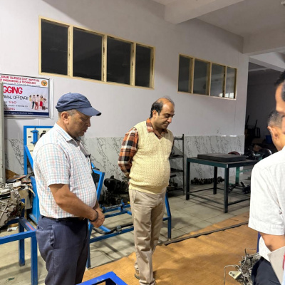 Visit to ITI block at ABVGIET