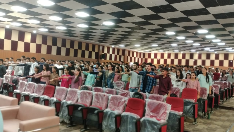 Students and Staff took pledge on Sadbhawna Diwas 20.08.2024