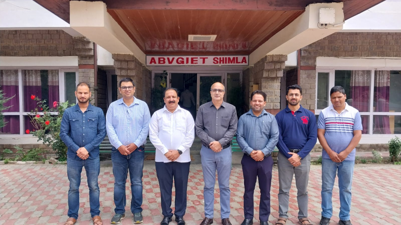 ABVGIET Welcome HPTU Peer Team