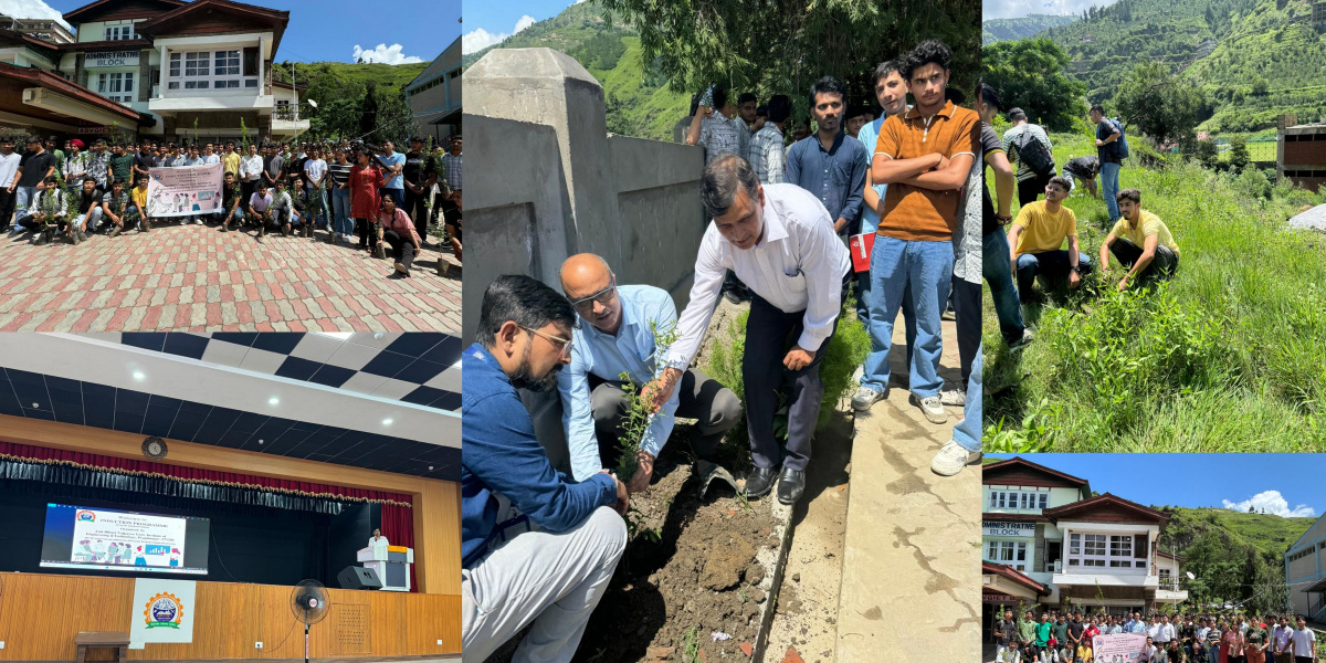 Session on save Environment and Plantation Drive during Induction Program 17.08.2024