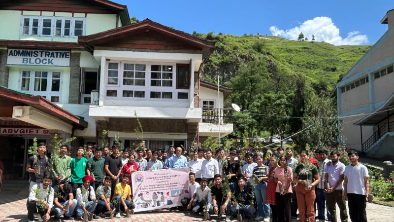 Session on save Environment and Plantation Drive during Induction Program 17.08.2024