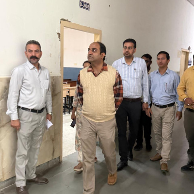 Visit to Lecture Hall Facilities by Principal Secretary TE