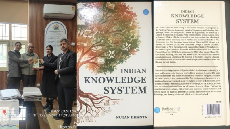 Book Unveiling Ceremony – Indian Knowledge Systems based on the New Education Policy (NEP)