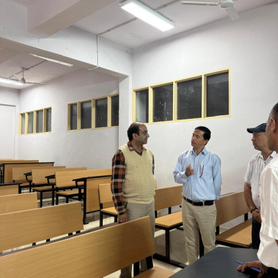 Visit to Lecture halls at ABVGIET
