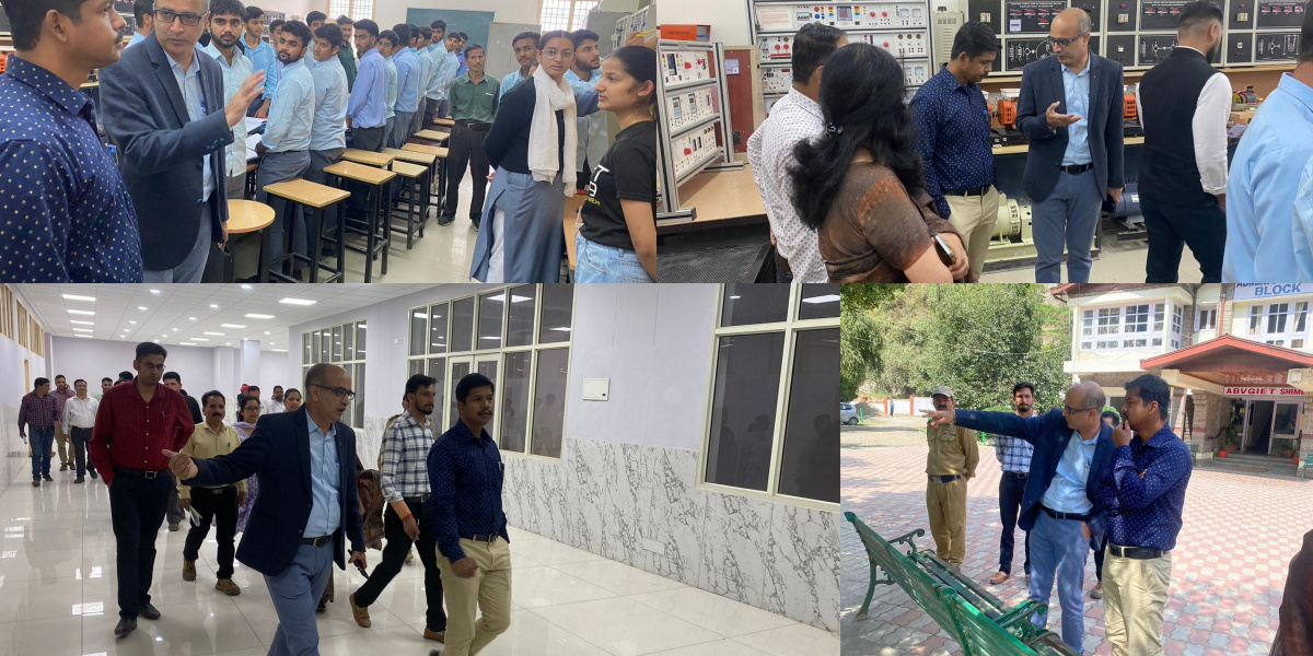 Visit of Hon'ble Technical Education Secraratary HP Govt Sh Priyatu Mandal (IAS) on dated 30.09.2023