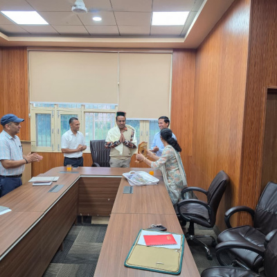 Felicitation of Hon'ble Principal Secretary TE on his visit to ABVGIET Pragatinagar