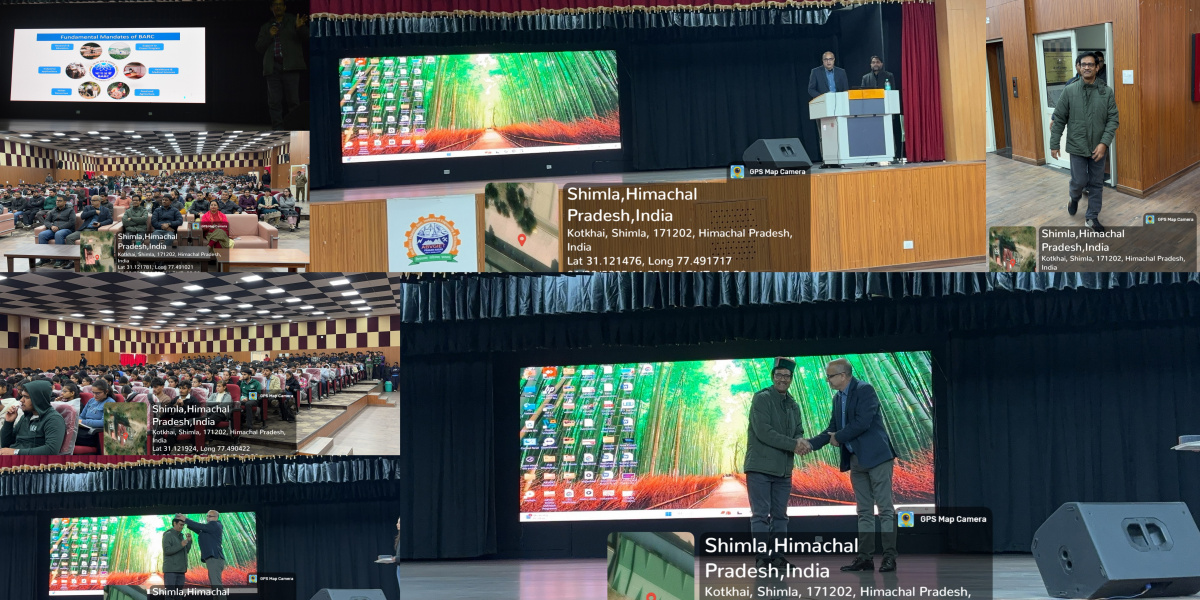 Research and career Guidance for the students and faculty by Sr. Scientists from BARC 31.01.2025