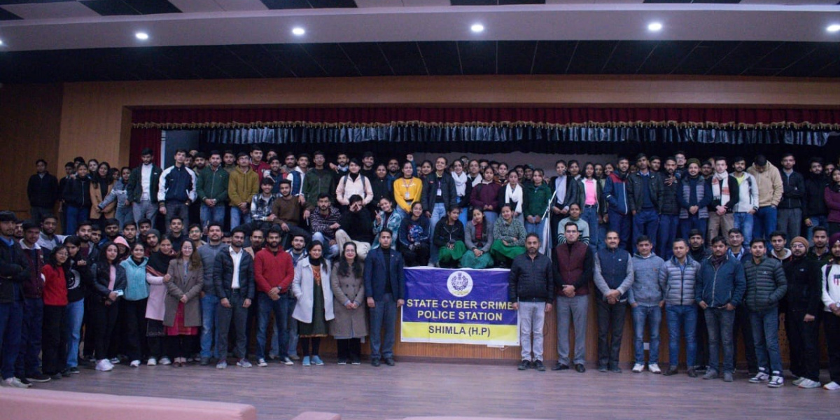 Cyber Crime awareness program by ASP CID Shimla HP at ABVGIET Pragatinagar. 8.2.2024