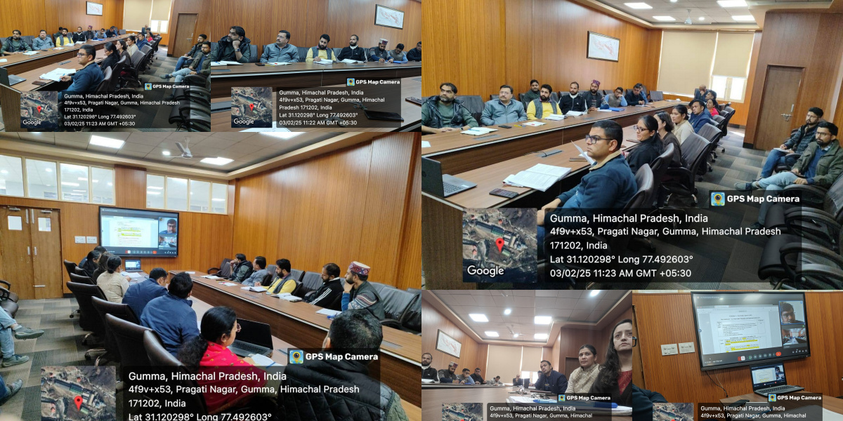 Faculty training on NAAC and SSR by Dr. Pravin Kumar, Dated 03.02.2025