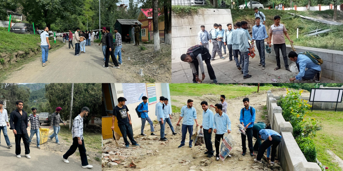 Cleanliness drive under NSS activity 19.08.2024