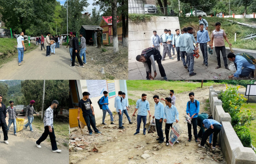Cleanliness Drive by the students under NSS activity 19.08.2024