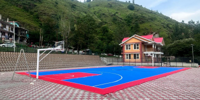 A newly created sports facility of Basketball at ABVGIET