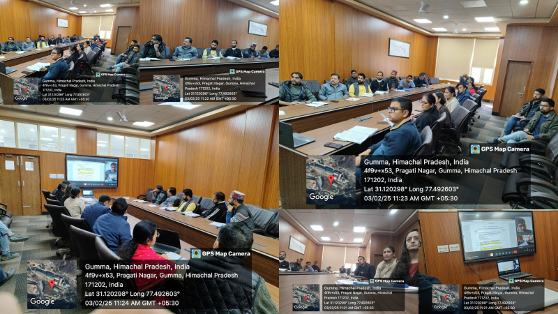 Faculty training on NAAC and SSR by Dr. Pravin Kumar, Dated 03.02.2025