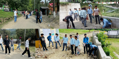 Cleanliness Drive by the students under NSS activity 19.08.2024