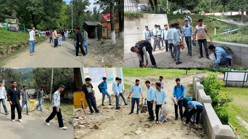 Cleanliness drive under NSS activity 19.08.2024