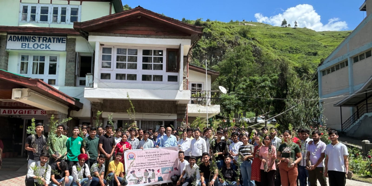 Session on save Environment and Plantation Drive during Induction Program 17.08.2024